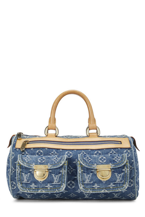 BLUE MONOGRAM DENIM NEO SPEEDY