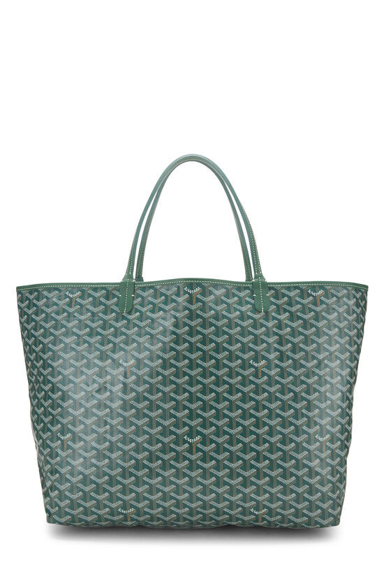 GREEN GOYARDINE CANVAS SAINT-LOUIS GM